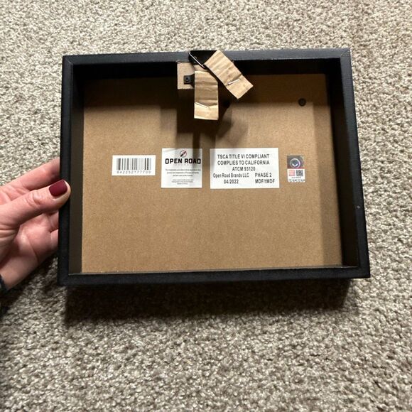 Purdue University Boilermakers Wooden Memory Frame NEW - Picture 2 of 2